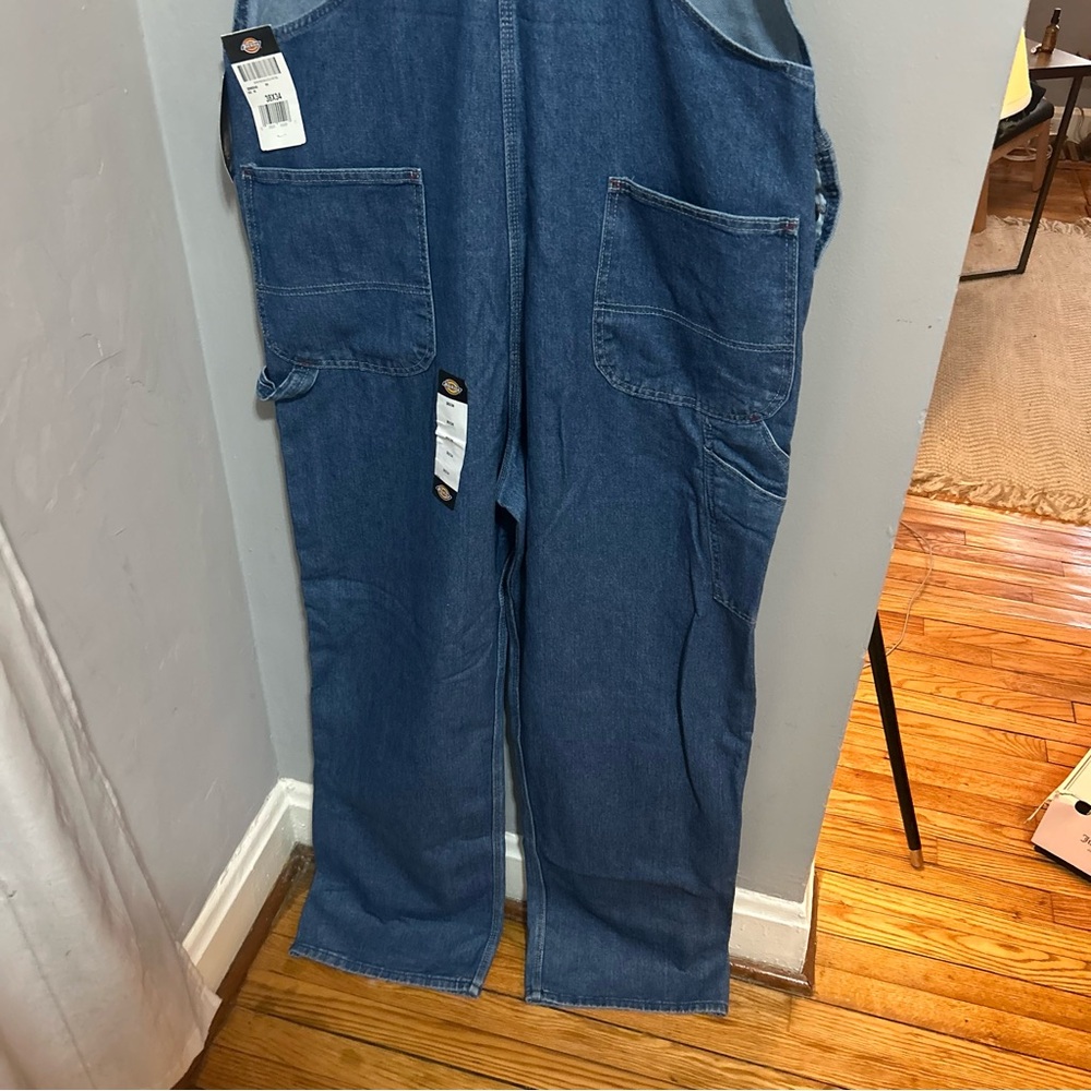 Dickies Indigo Bib Overalls NWT 38x34 - Picture 7 of 7